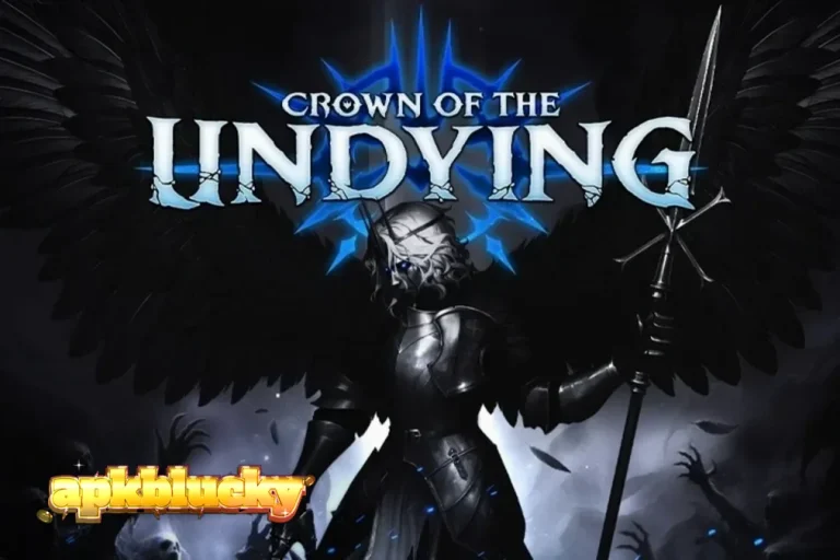 Tampilan visual slot Crown of the Undying dengan tema fantasi gelap